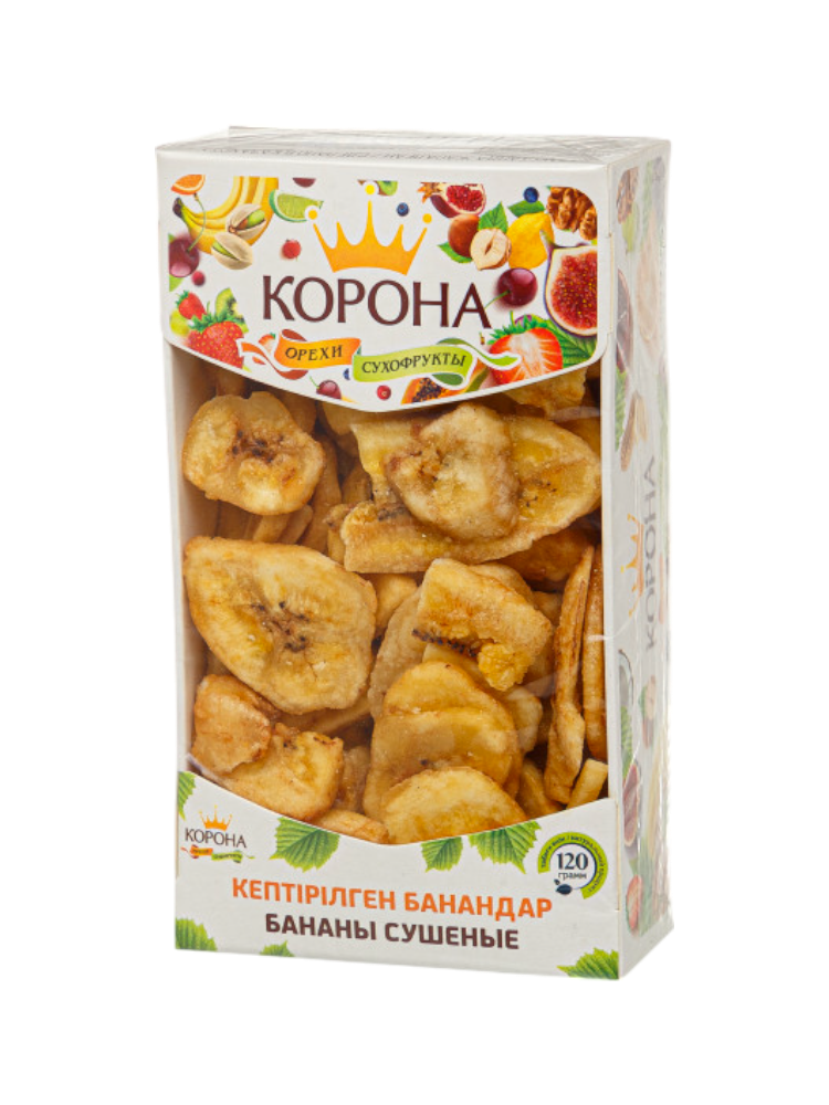 КОРОНА БАНАНЫ 120Г СУШЕНЫЕ
